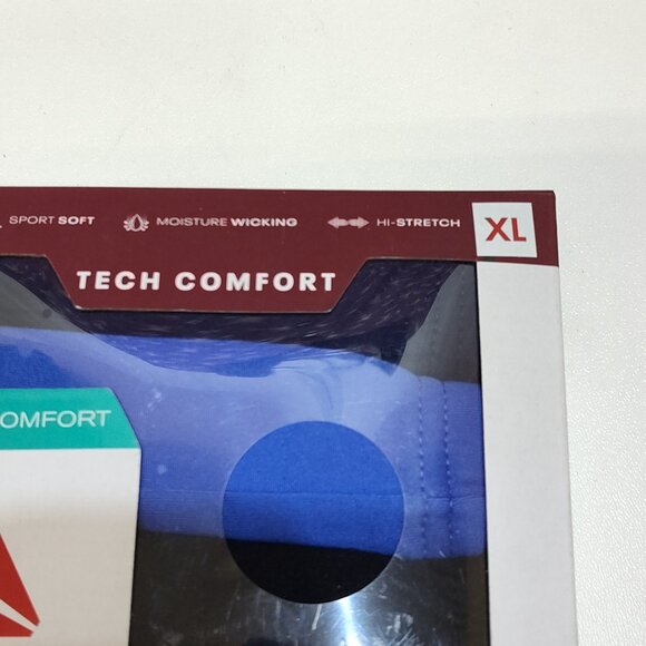 Reebok Performance Low Rise Briefs Men's XL 6-Pack Moisture Wicking Comfort NIB - Picture 5 of 6